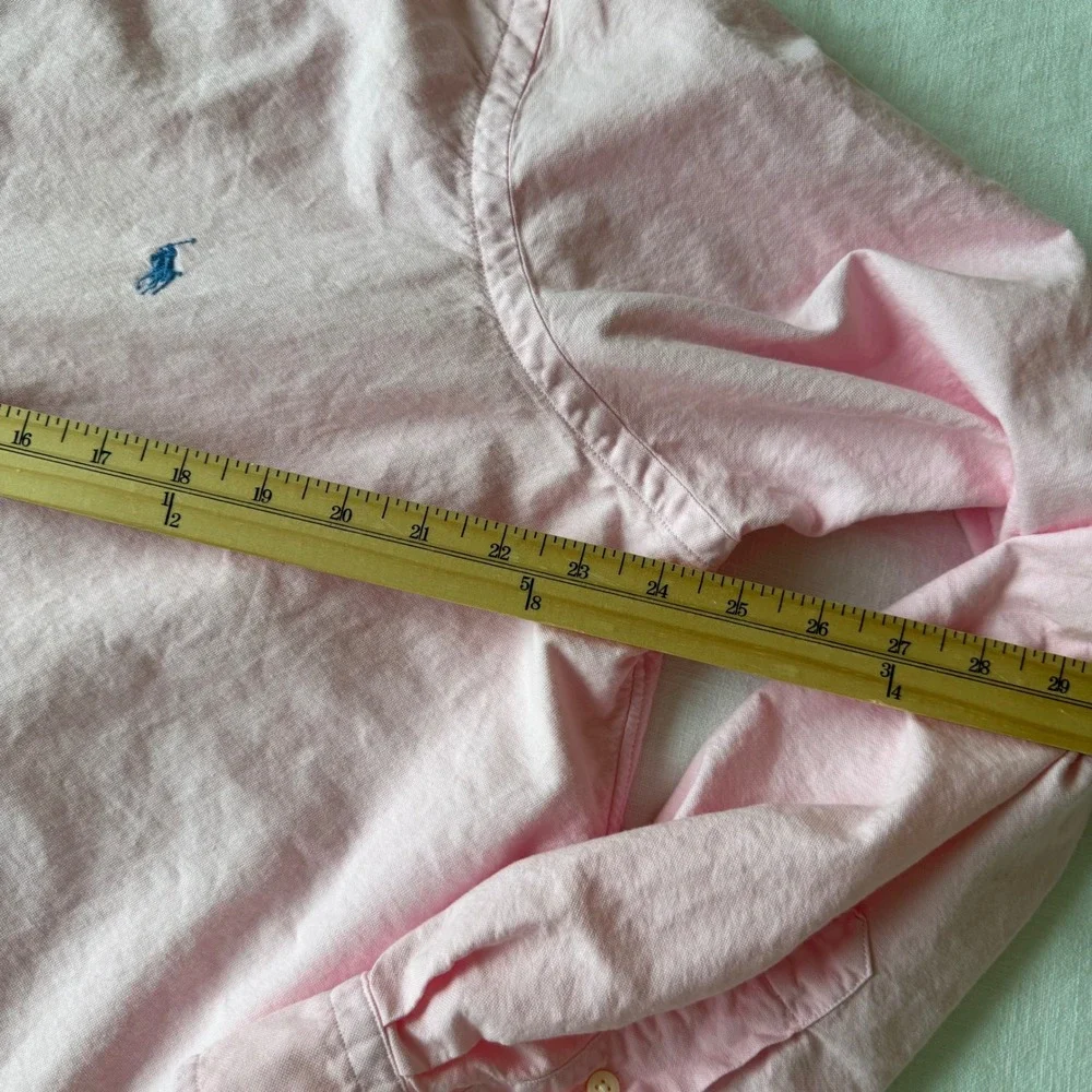 Polo Ralph Lauren XL Pink Oxford Button Down Shirt Classic‎ Fit Long Sleeve